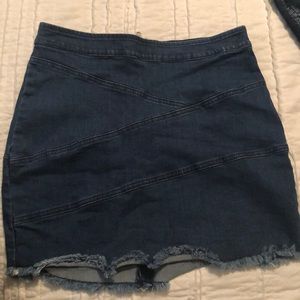BCBG JEAN SKIRT